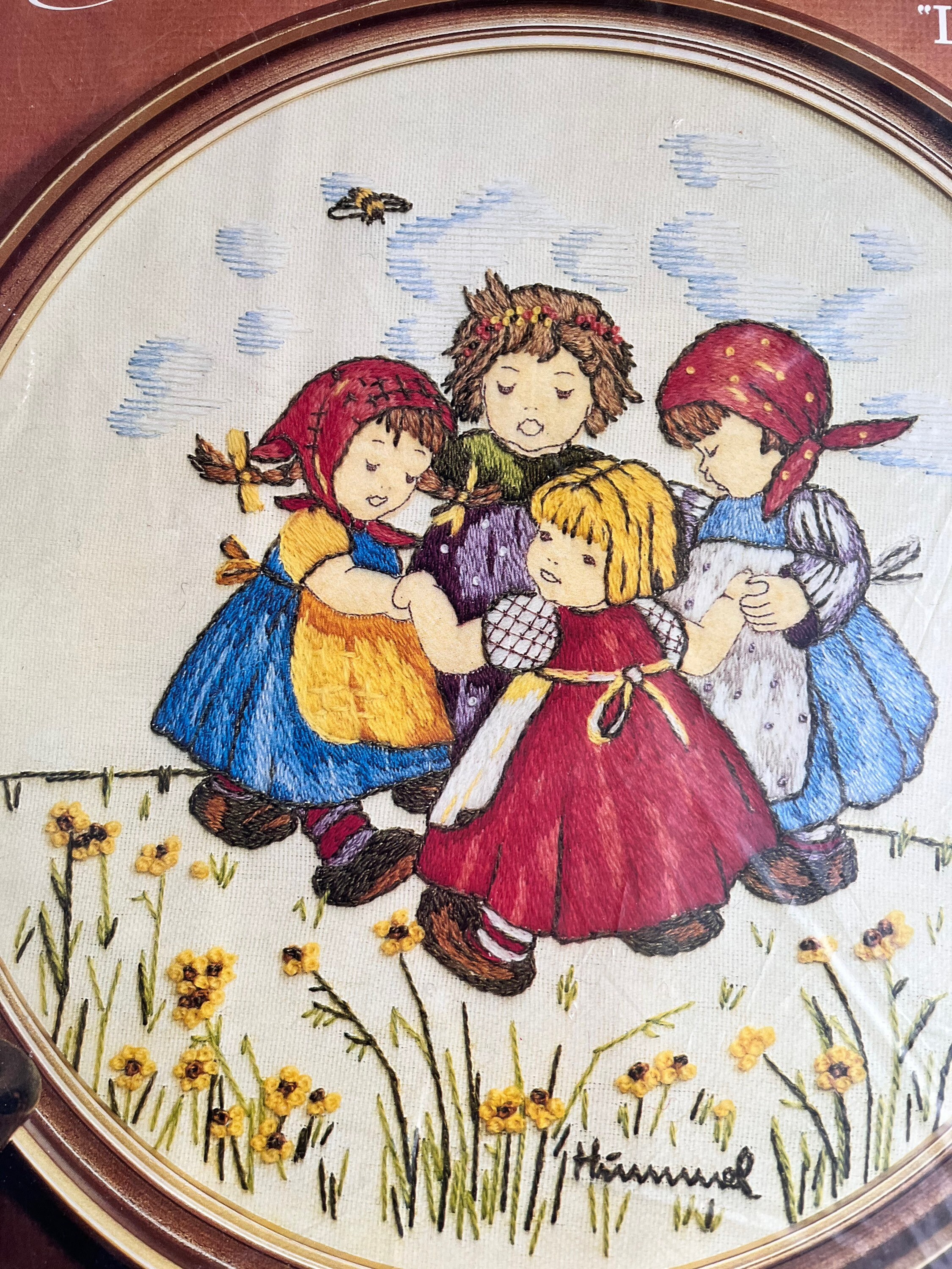 Vintage 70s Paragon Needlecraft Stitchery Kit Number 0654