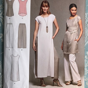 Tunic in Varying Lengths and Pull-On Pants in Sizes 14 to 22 Complete Uncut/FF Simplicity Sewing Pattern 8138
