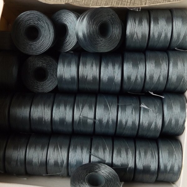 Vintage Belding Corticelli Thread Company Teal Color Made from Nylon 77 Belbobs Color 5754 Lot Number 8657