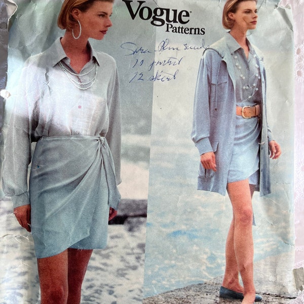 Vogue Jacket Pattern - Etsy