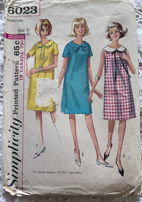 60s top maternity dress