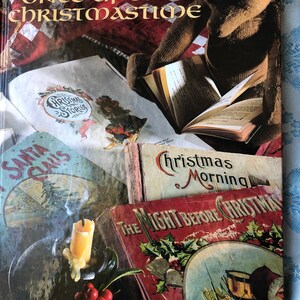 Vintage 1990s Leisure Arts Once Upon a Christmastime 96 Pages Book 12 Measures 8-1/2 by 11 Inches