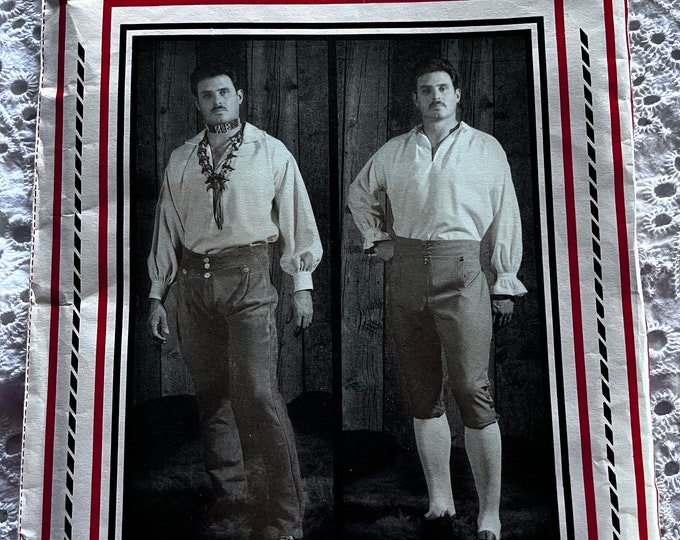 Broadfall Drop Front Breeches, Sizes 30-42 Complete Uncut/ff Vintage ...