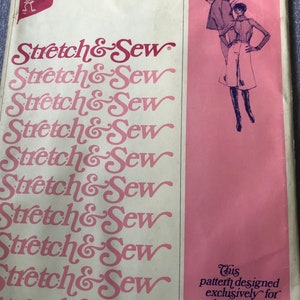 Pants Skirt and Gauchos in Hip Sizes 30-40 Complete Uncut/FF Vintage 70s Stretch & Sew Sewing Pattern 735