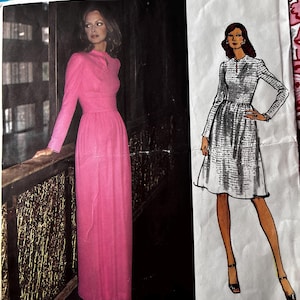 May include: Vogue Couturier Design pattern featuring a pink Pucci dress and a line drawing of a dress. The pattern includes the number 2788. The Vogue logo is at the top of the pattern.
