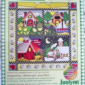 Vintage Simplicities by Janlynn Four Seasons Counted Cross Stitch Number 140-251 Never Opened Joan Elliott Design