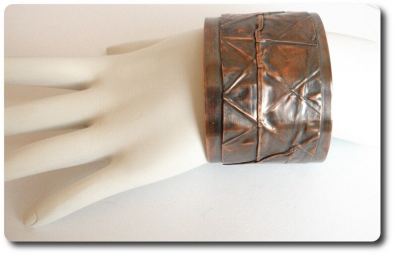 Copper Foldform Cuff Bracelet image 4