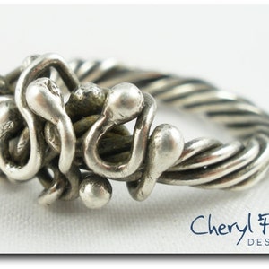 Sterling Silver Free Form Ring image 1