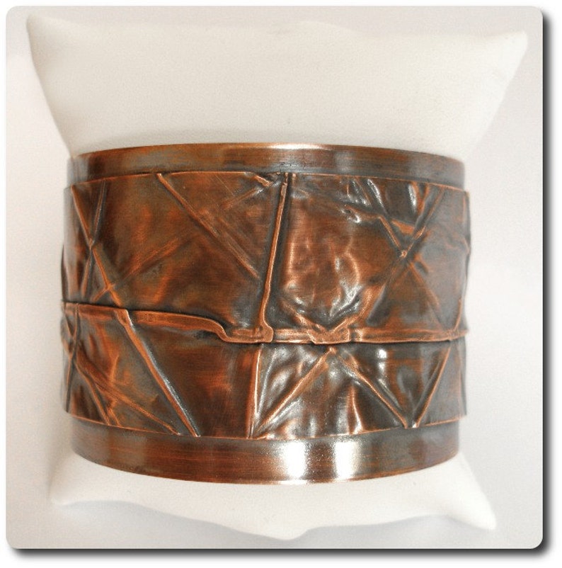 Copper Foldform Cuff Bracelet image 5