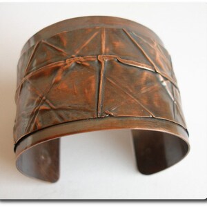 Copper Foldform Cuff Bracelet image 2