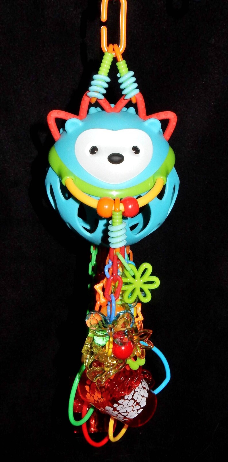 Parrot Toy Exotic Animal Toy Bird Toy Small Pet Primate Toy Mini Mobile Marmoset Toy #241 Sugar Glider Basket Hide Toy Small Bird