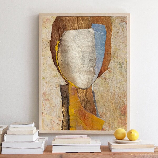 Large Yellow Wall Art Etsy