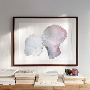 Unconditionally - Extra Large Fine Art Print of Original Mother and Child Artwork, Motherhood Wall Art
