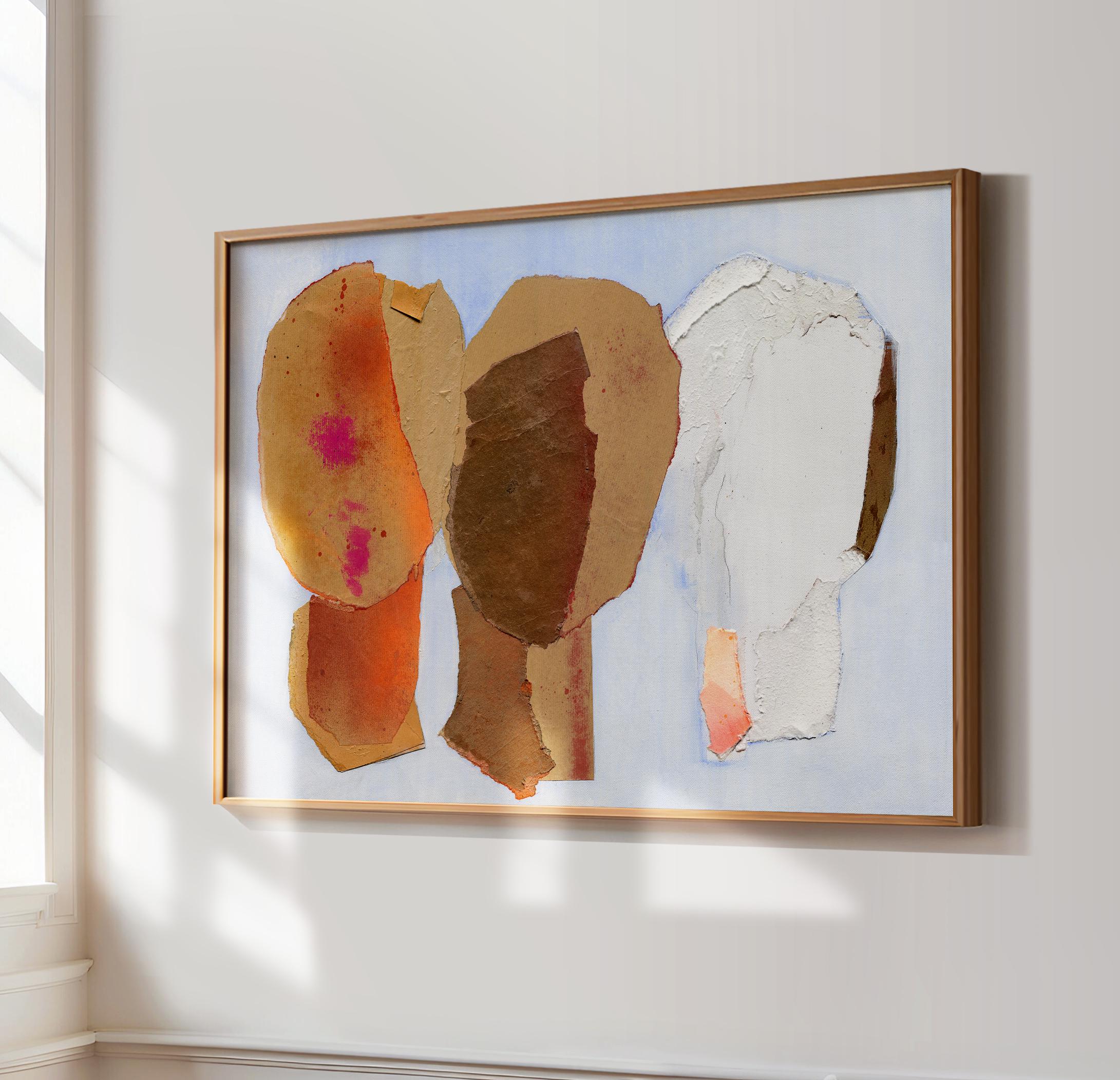 作品名:仮面100部限定抽象画水彩画 高級用紙に高級ゴールドフレーム、