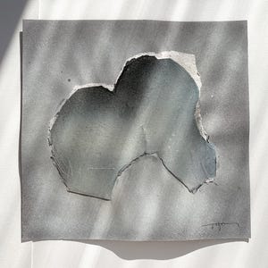 Sigillo d'amore - Regalo romantico contemporaneo, opera d'arte originale con dipinto di un bacio per San Valentino