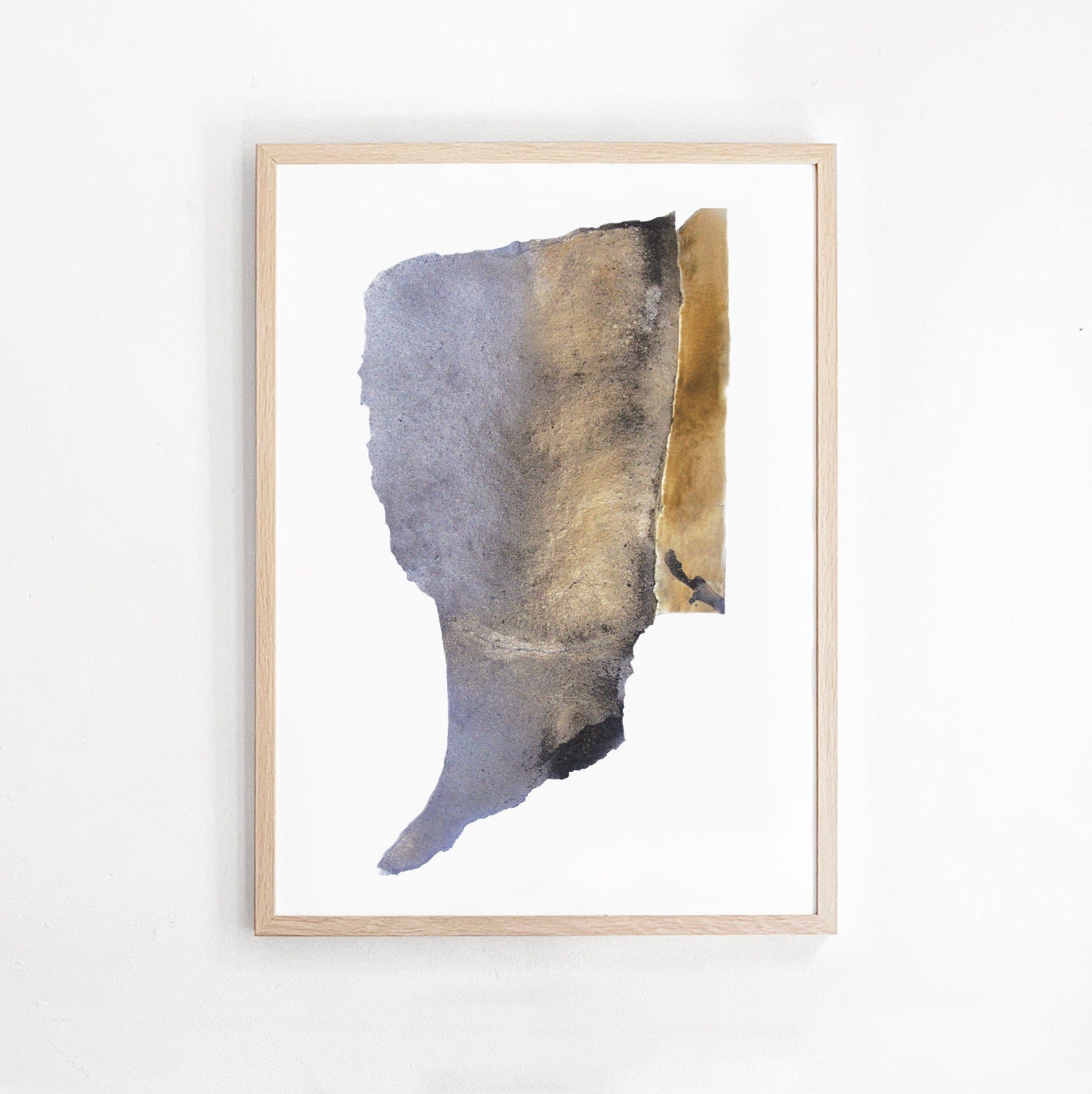 Simple Modern Wall Art Small Contemporary Decor Painting Etsy