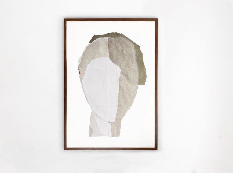 White Abstract Minimalist Art Large Contemporary Wall Art Etsy