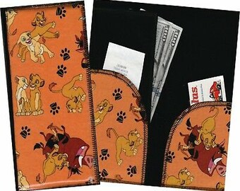 Server wallet/Lion King fabric