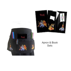Server book and apron sets/Winnie the Pooh Emb