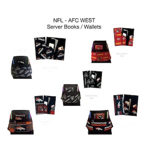 Server Wallet, Apron/Pro Football Fabric/AFC West