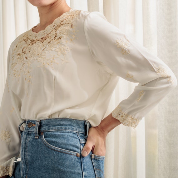 Vintage Embroidered Blouse