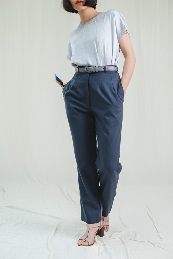 High waisted vintage trousers