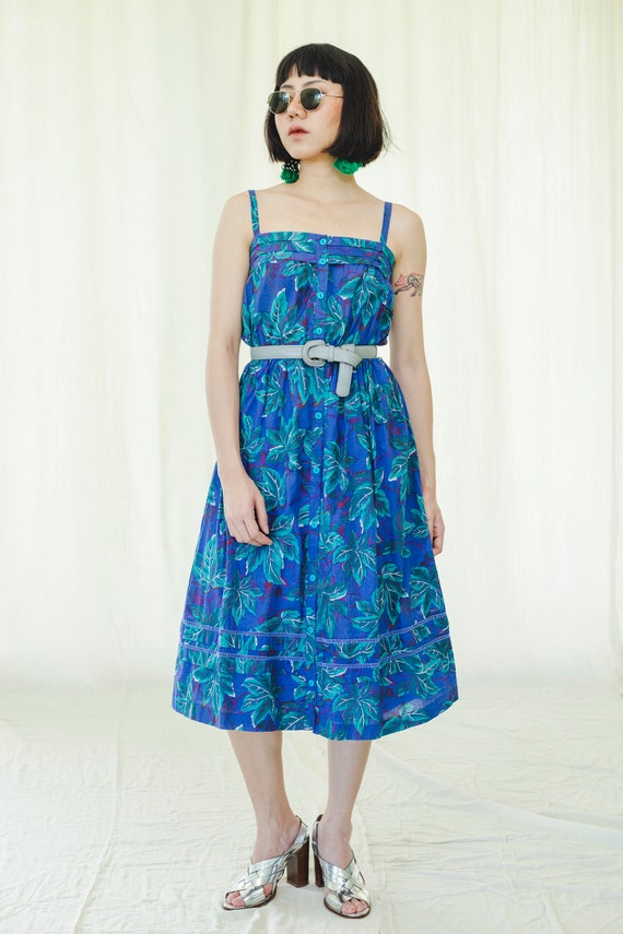 Spaghetti strap Japanese vintage dress