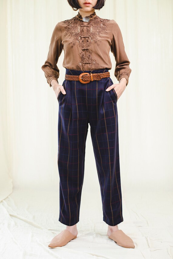 Vintage pants | Cotton pants | High waisted pants