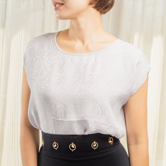 Vintage Pure Silk Blouse