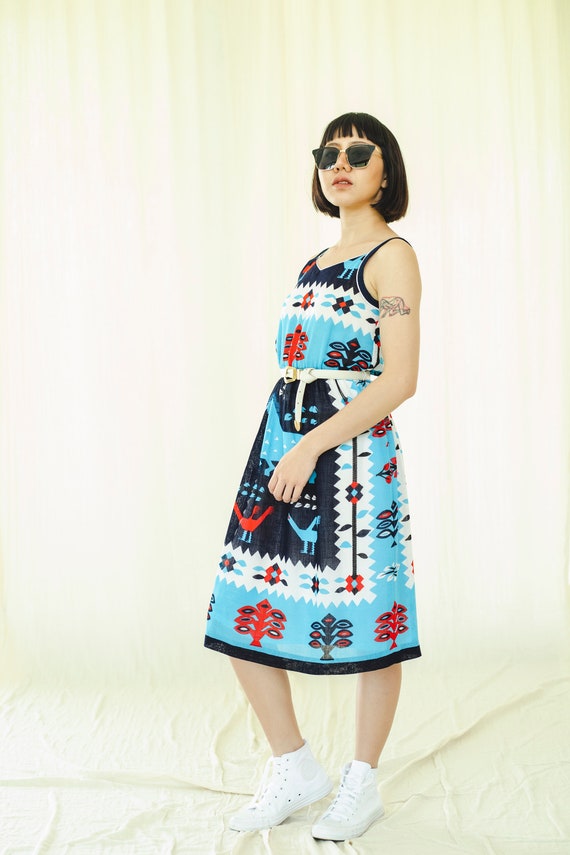 Spaghetti strap Japanese vintage dress