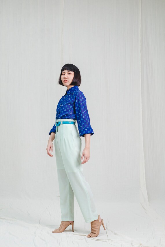 1980's high-waisted vintage pants