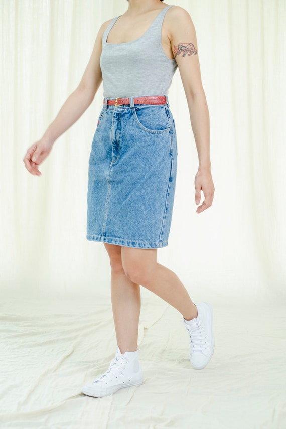 Skirt | Denim Vintage 80s