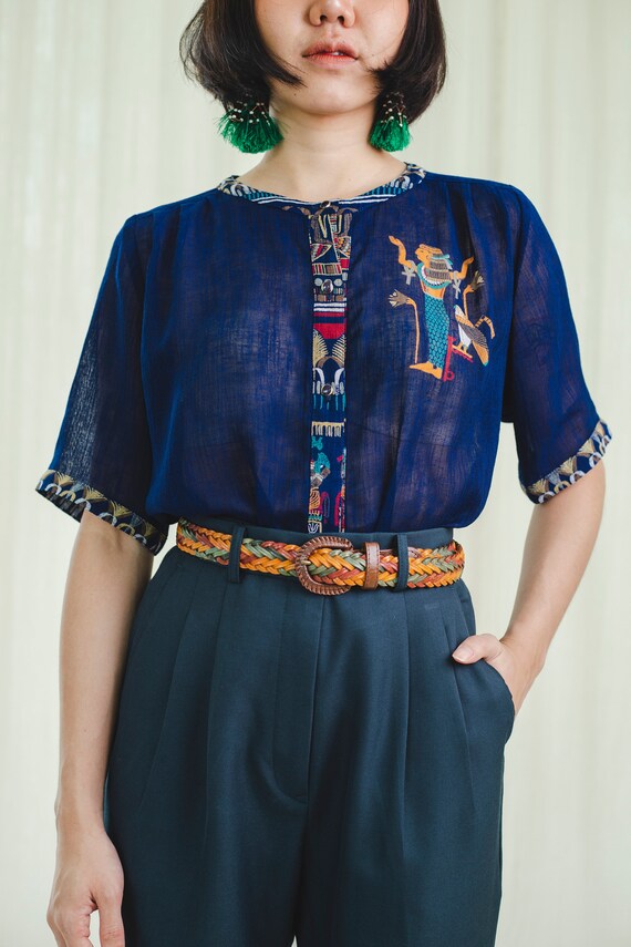 Leather vintage belt