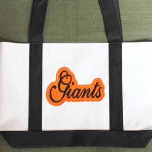 San Francisco Giants Embroidered Fan Tote Bag