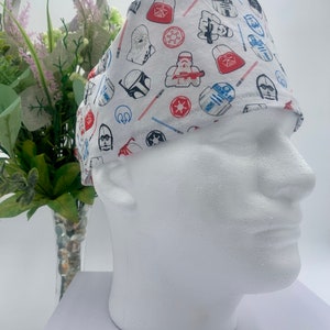 Star Wars Unisex Scrub Cap - 100% Baumwolle - Chirurgische Kappe - Scrub Hat - Geschenk für medizinisches Personal oder Studenten