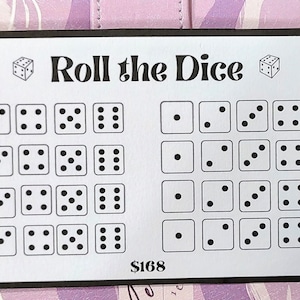 Roll The Dice Spar-Challenge für A6 Bargeld Umschläge | Druckbar | Passend in A6 Haushaltsmappe | Haushalt Binder Einfügen | Cash Umschläge