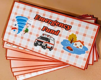 1K Emergency Fund Savings Challenge Envelopes | A6 | Digital Download