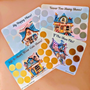 Shoe Shop Savings Challenge: Scratch-Off Card