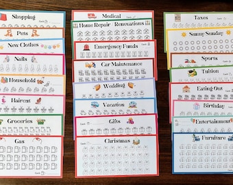 Bundle #1 24 Savings Challenges for A6 Cash Envelopes | Printable | Fits in A6 Budget Binder | Budget Binder Insert | Cash Envelopes