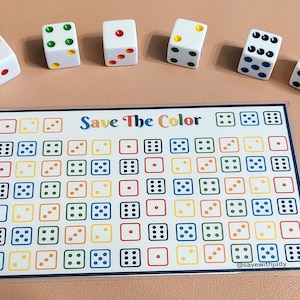 Save The Color Savings Challenge with A6 Cash Envelope | Fits in A6 Budget Binder | Budget Binder Insert | Cash Envelopes