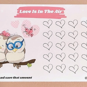 Valentine Roll and Save Savings Challenge | 5X7 | 1 Sided Challenge