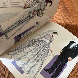 Bride and Groom Fashion Paper Dolls, Tom Tierney, 1990 bild 4