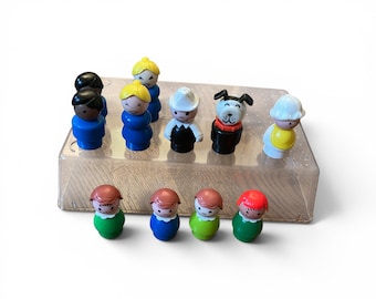 Fisher Price Little People, SOLD SEPARATELY , Moms , Boys , Girls , Fireman , Dog , Bonnet Baby