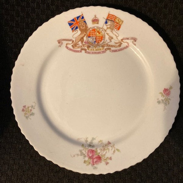 1902 , King Edward VII ,Queen Alexandra ,Coronation, England, Collectible Plate, Aynsley