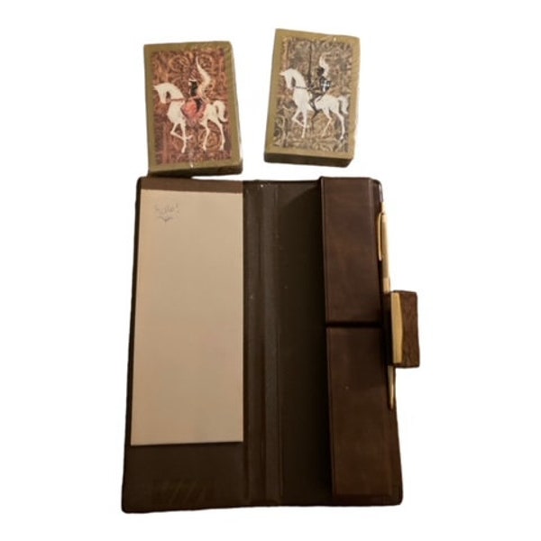 Vintage Hoyle Knights Card Decks, Poker Set, 1960s, Unused