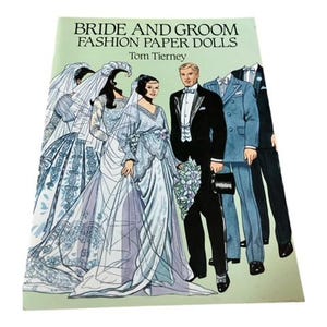 Les mariés. Paper Dolls, Tom Tierney, Fashion Paper Dolls, Dover Publications, 1990