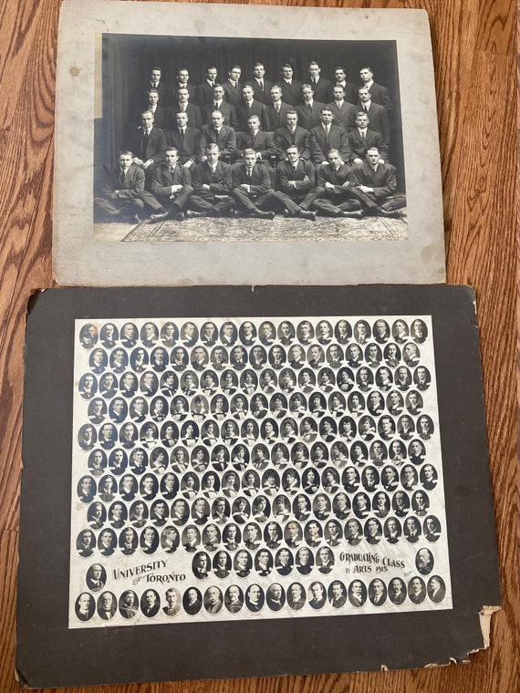 1915 Graduating Class , Antique Photo , University of Toronto