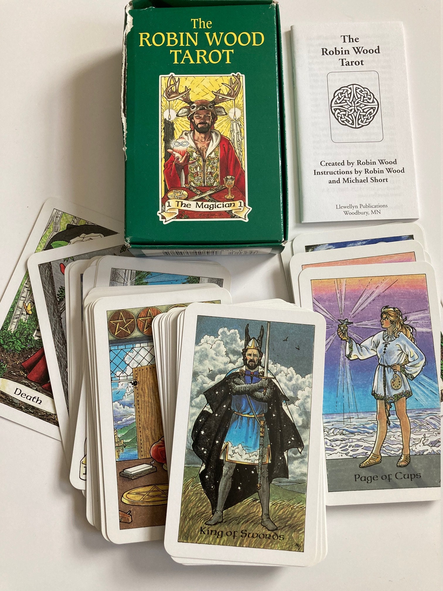 Indskrive Risikabel Udlevering Buy Llewellyn 1991 Tarot Deck small Booklet Cards Online in India - Etsy