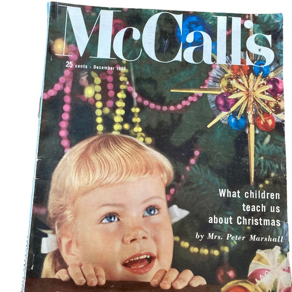 1955 , December Issue , Christmas , McCalls Magazine , GREAT ADS