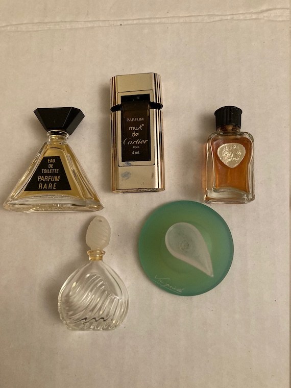 vintage cartier perfume bottles